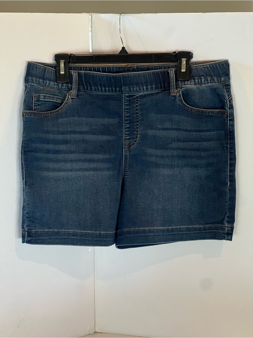 One 5 One Dark Blue Denim Shorts